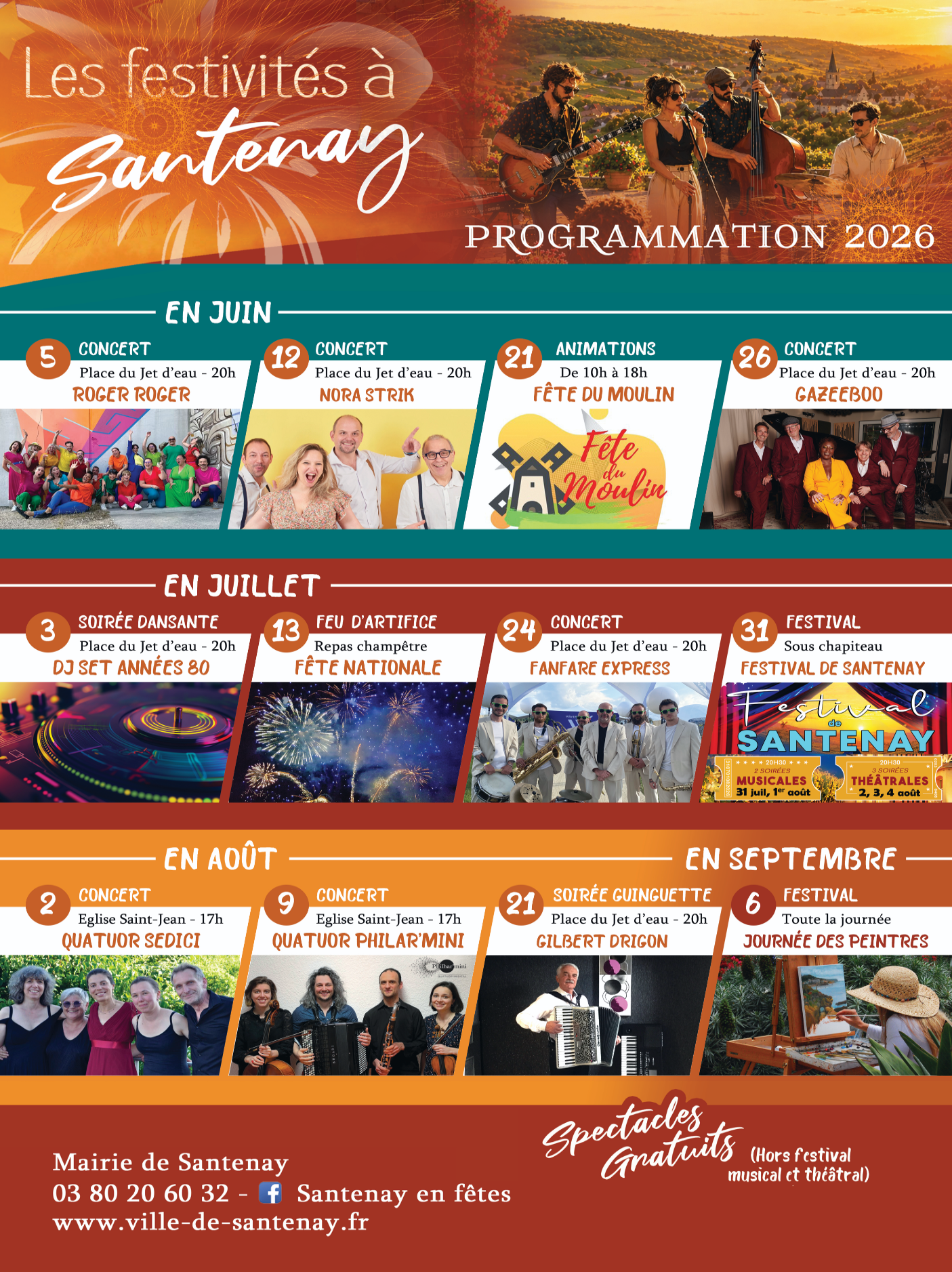 Les Festivités à Santenay