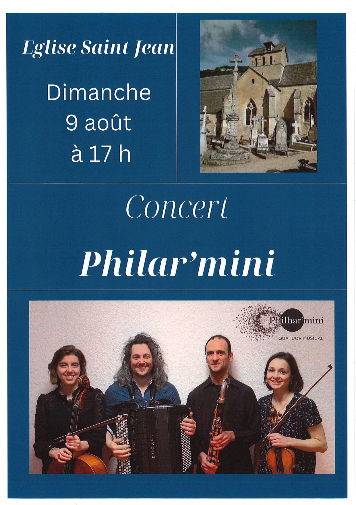 Concert Philar'mini à l'Eglise Saint Jean