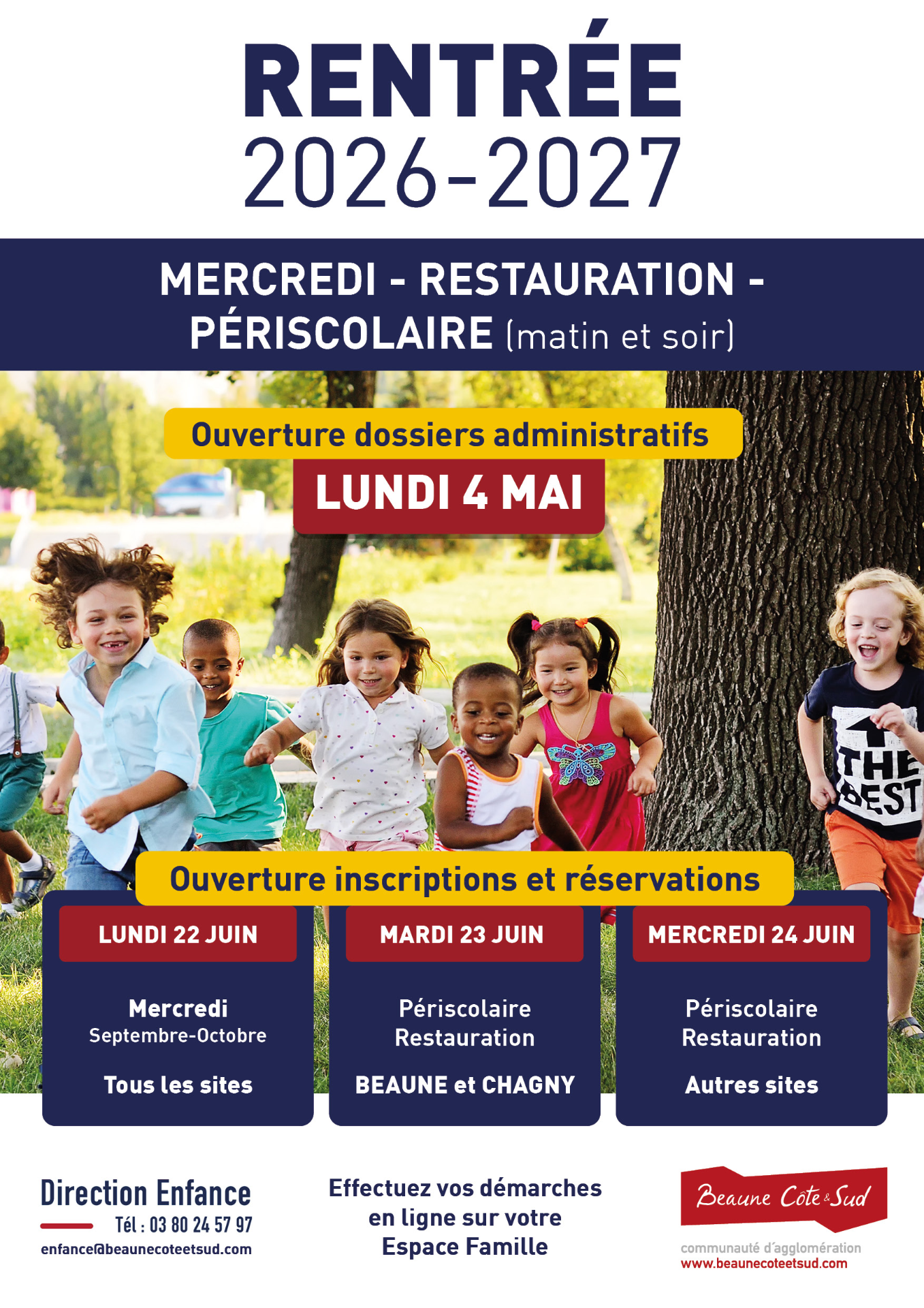 Rentrée périscolaire 2026-2027